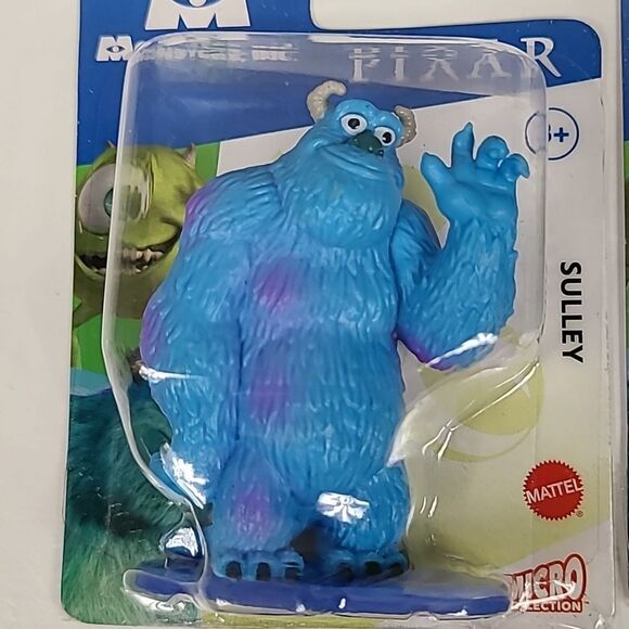 NEW Disney MONSTERS INC 5pc Set Micro Mini Collectible Toy Figures Sulley Mike - Picture 2 of 7